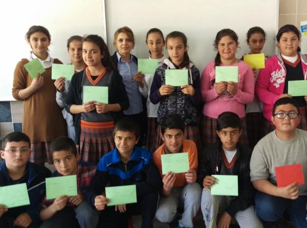 Öğrencilerimiz Mardin Nusaybine Mektup Yazdılar